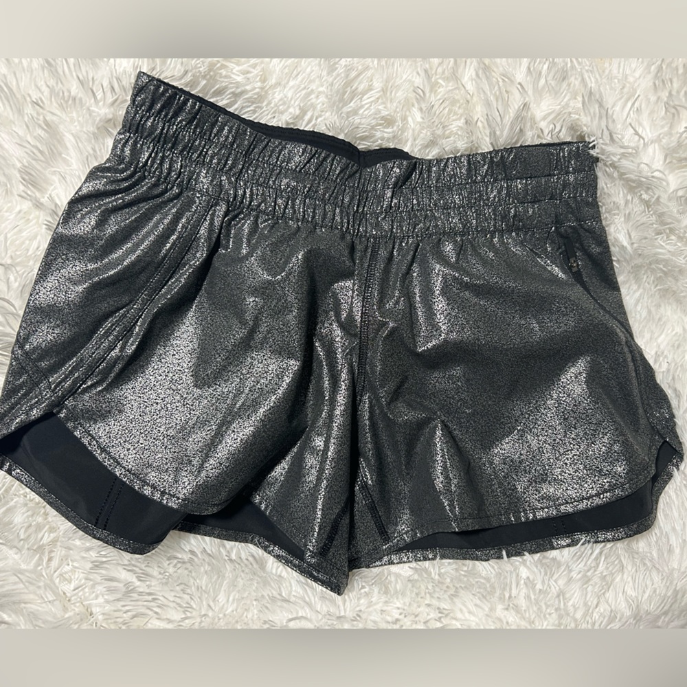 Lululemon size 10 running shorts *liner cut out!*